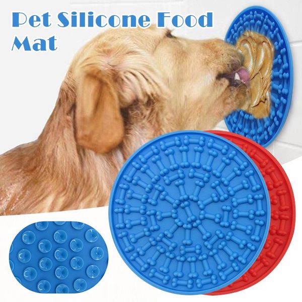 

dog feeding pad silicone pet lick mat slow sucker eig88 kennels & pens