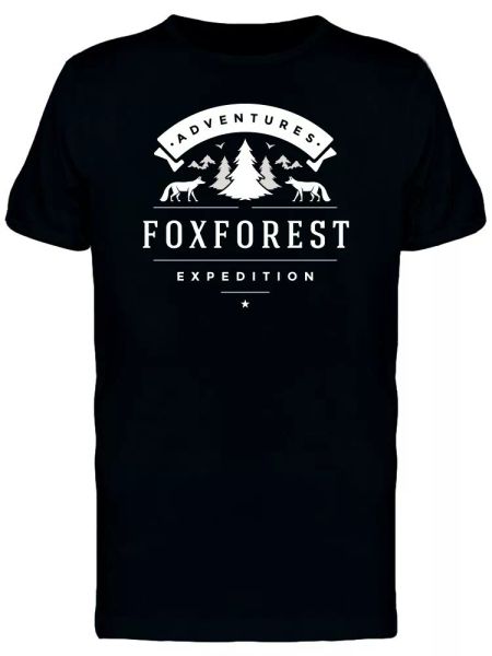 

Foxforest Expedition Adventures Men's Tee -Image by Shutterstock, White;black