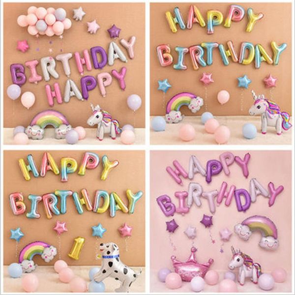 

party decoration 16 inch birthday set foil balloon anniversary