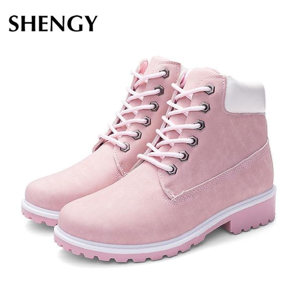 

winter women boots autumn shoes flat heel fashion keep warm women's ankle female woman, Black