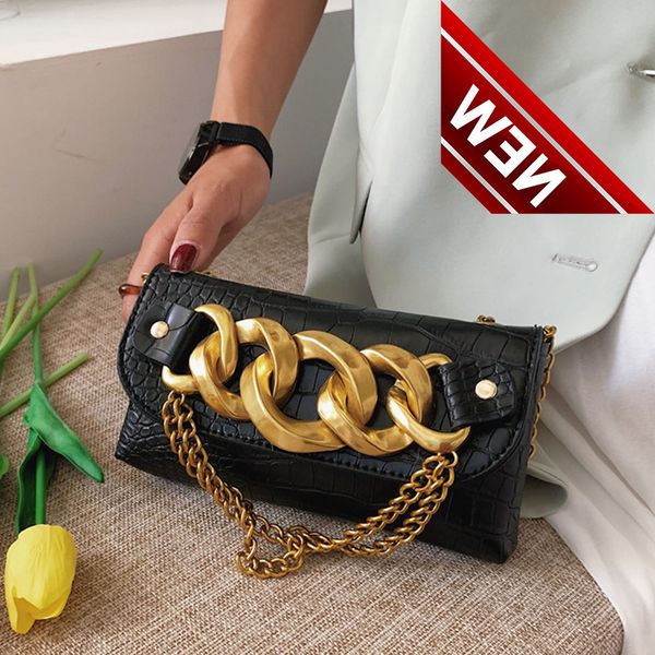 

branded mini crossbody s for luxury purse fashion metal chain shoulder leather stone pattern belt bag women clutche