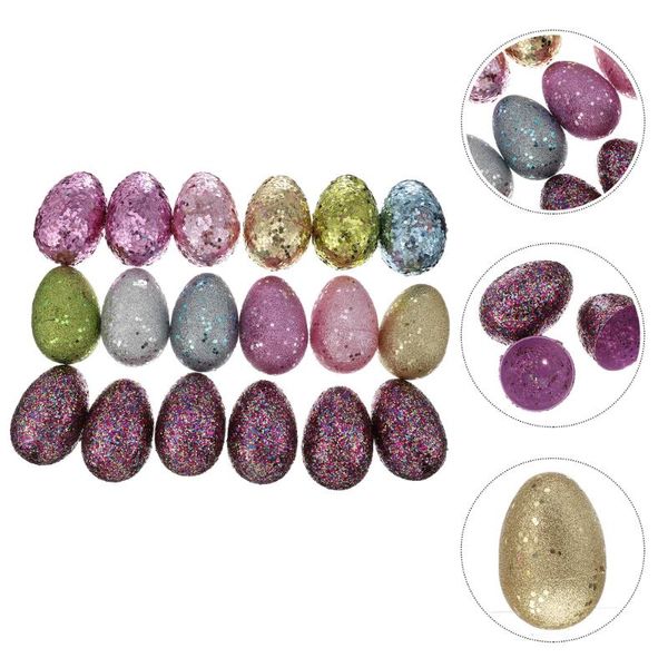 

18pcs empty easter eggshells egg children playthings party favor