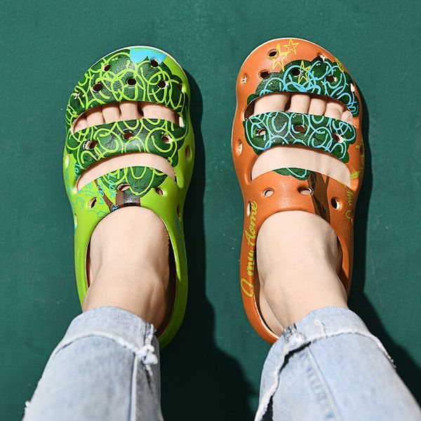 

couple classic sandals youth trend lovers shoes slides casual non-slip easy to clean mens badslippers beach slipper, Black