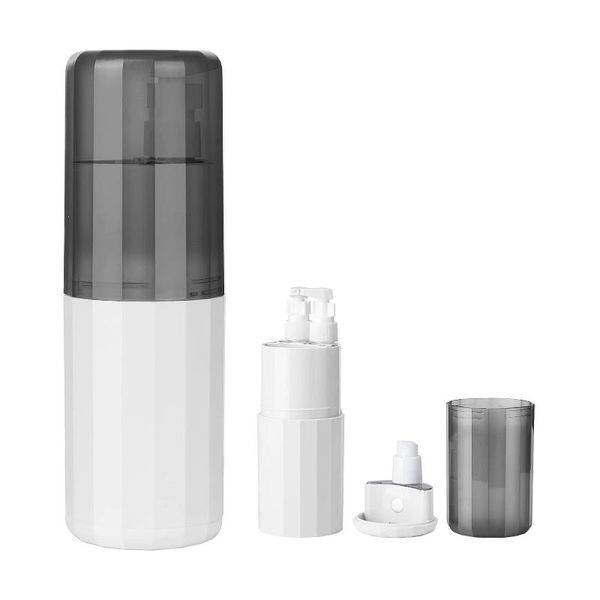 

storage bottles & jars 6 in 1 travel mouthwash cup multifunctional bottle set with 3 spray toiletries cosmetics holder