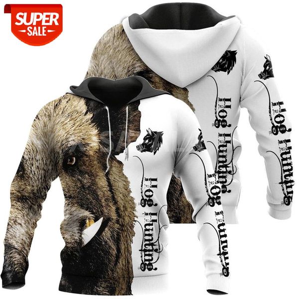 

wild boar hunting animal 3d print hoodie man women harajuku spring autumn outwear zipper pullover sweatshirt casual style #bh8c, Black