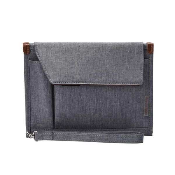 

card holders 7 colors documents bag files organizer business holder stationery 24 x 18.5cm, Brown;gray
