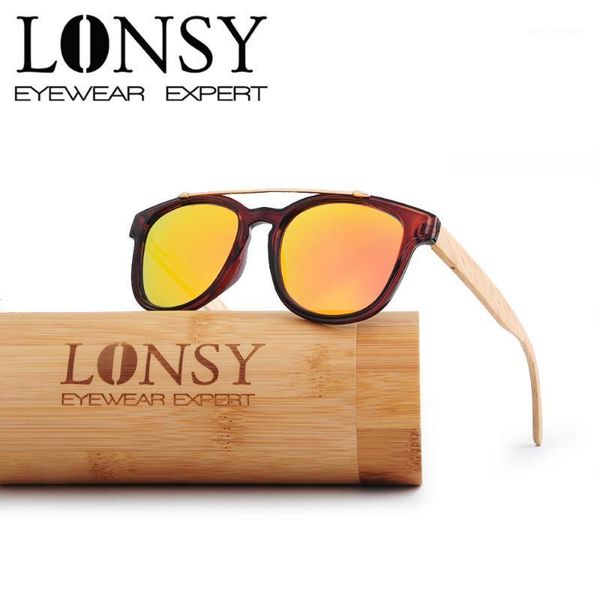

sunglasses lonsy wooden brand designer original polarized sun glasses men women masculino ls5028, White;black