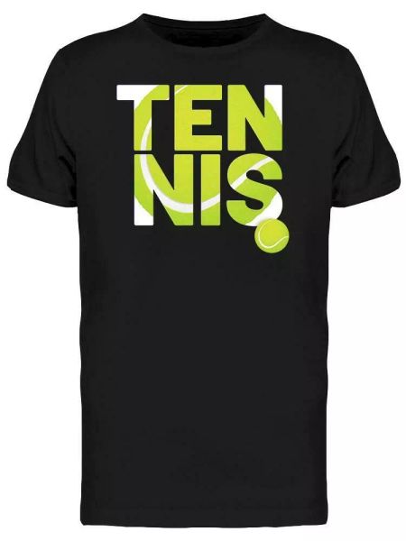 

inscription: ten nis tee men's -image by shutterstock, White;black