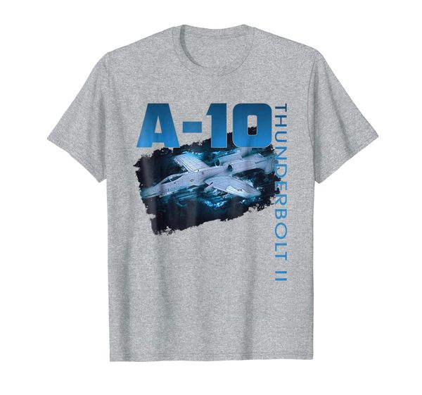 

a-10 thunderbolt ii warplane t-shirt, White;black