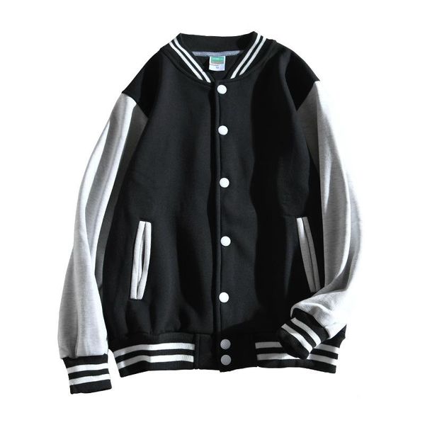 

men's jackets 2021 men baseball jacket single breasted patchwork casual uniform coat male jaqueta masculino thick bomber, Black;brown
