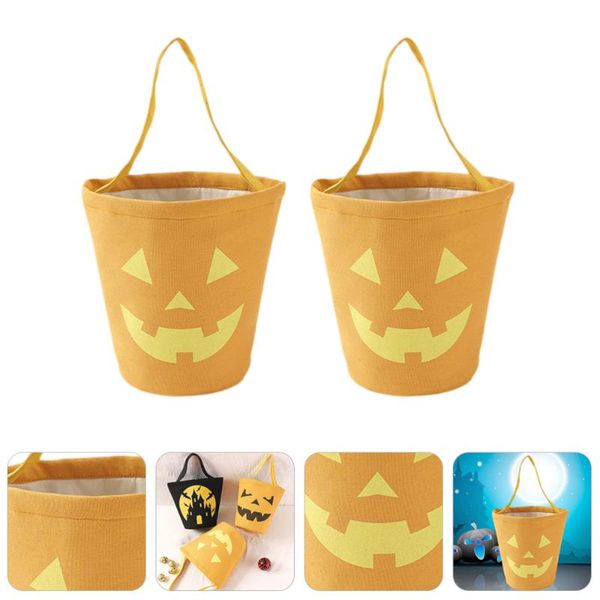 

gift wrap 2pcs candy bags cotton buckets portable (assorted color)