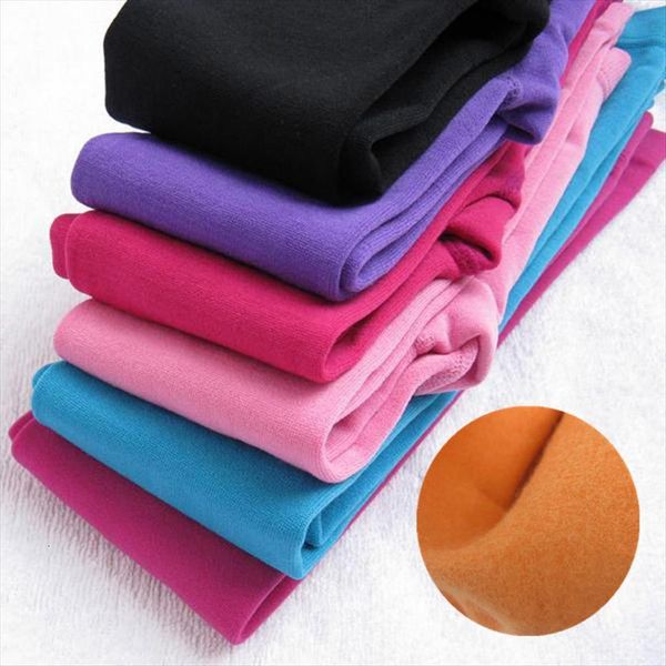

autumn winter baby girls leggings fleece warm 10 colors for girl fashion kids pants clothing 1 year, Blue