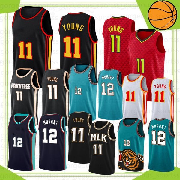 

ja 12 morant college basketball jerseys zion trae 1 williamson 11 young 23 stock s-xxl 2021 new camisetas de baloncesto, Black;red