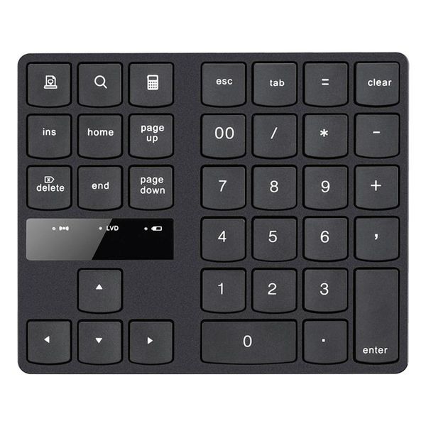 

wireless numeric keypad 2.4g rechargeable keyboard computer usb wreless mini 35 keys keyboards