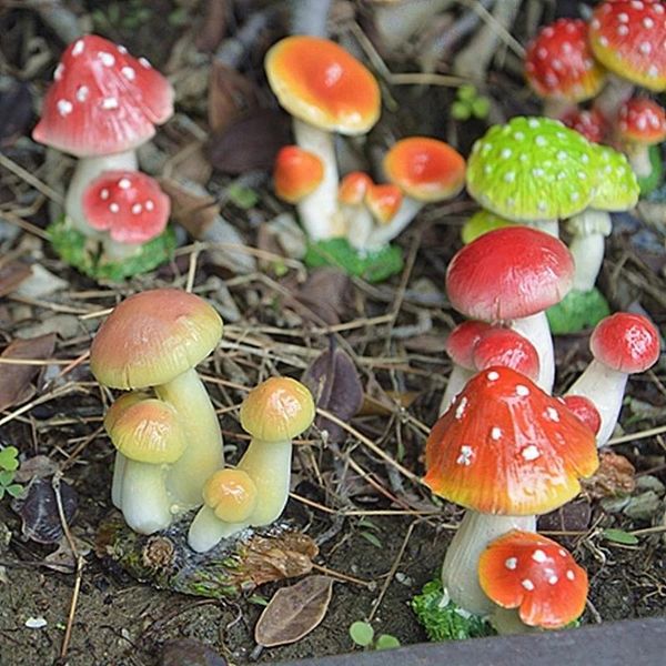 

fairy garden miniatures mini decorations accessories resin crafts diy succulent plant bonsai figurines mushroom dollhouse decorative objects