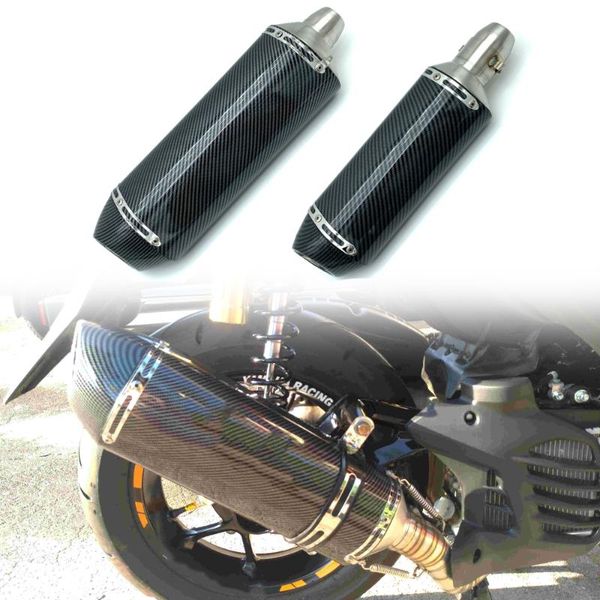 

motorcycle exhaust system realzion universal 51mm connect pipe slip on link muffler for rc390 z800 gsxr750 tmax530 xmax300 cbr500 mt09