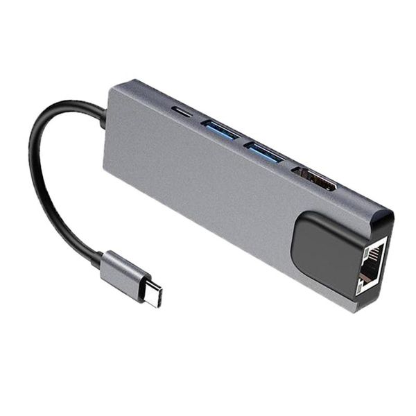 

hubs usb-c to usb 3.0 adapter hub, type-c ethernet with 2port durable and easy use