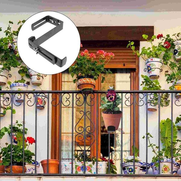 

other garden supplies 1 pair balcony flowerpot hanging hook iron planter storage hooks