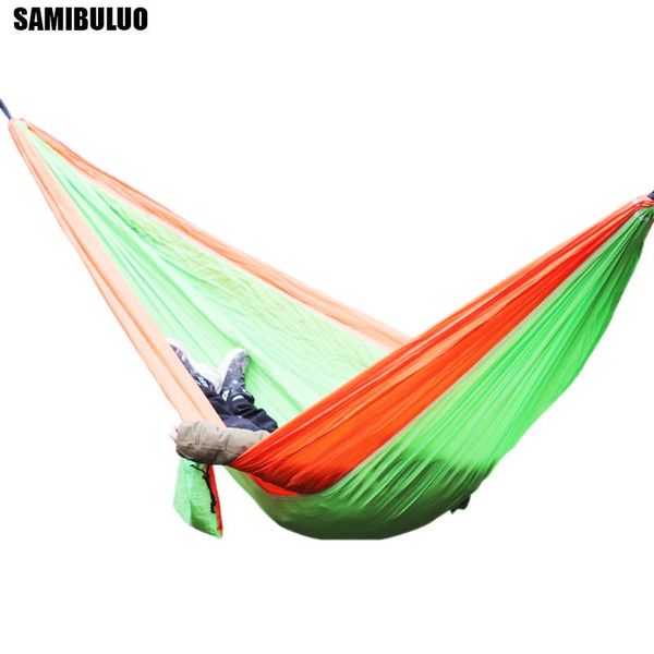 

hammocks hammock single double camping lightweight portable parachute outdoor hiking travel backpacking