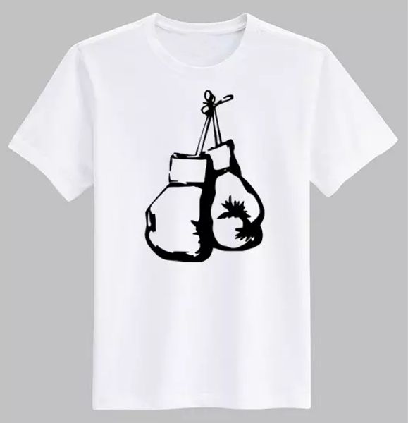 

Funny Rude BOXING GLOVES T Shirt abusive novelty Birthday Joke tee Gift Mens, White;black