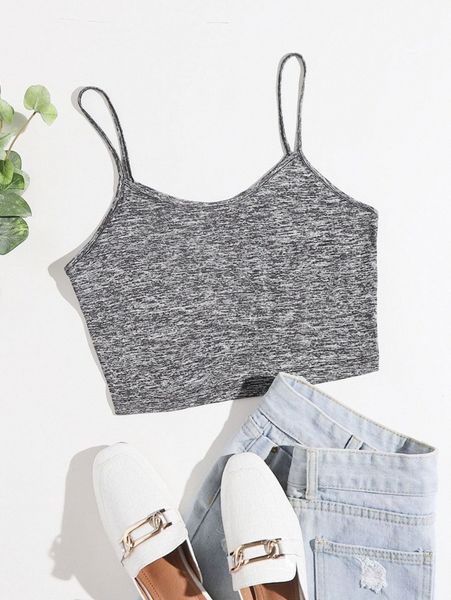 

marled cami 66vd#, White