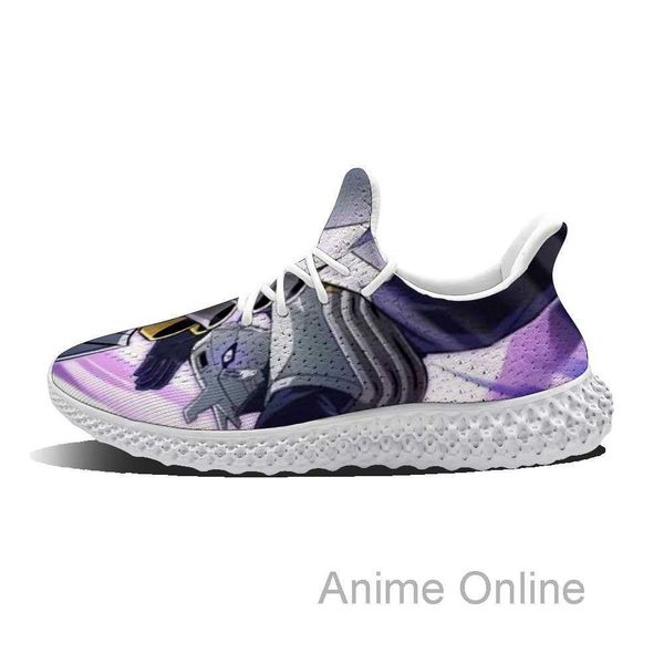 

summer men's breathable custom pattern anime sneakers