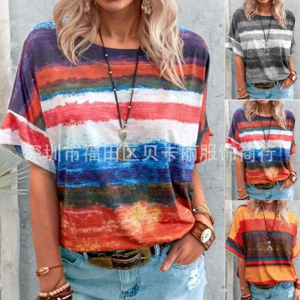 

women's t-shirt 2021 fashion loose short-sleeved casual printing round neck bottoming shirt blouse aesthetic clothes harajuku, White