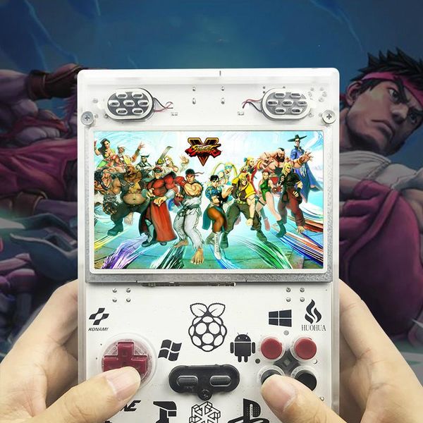 

portable game players raspberry pi console with retro system
