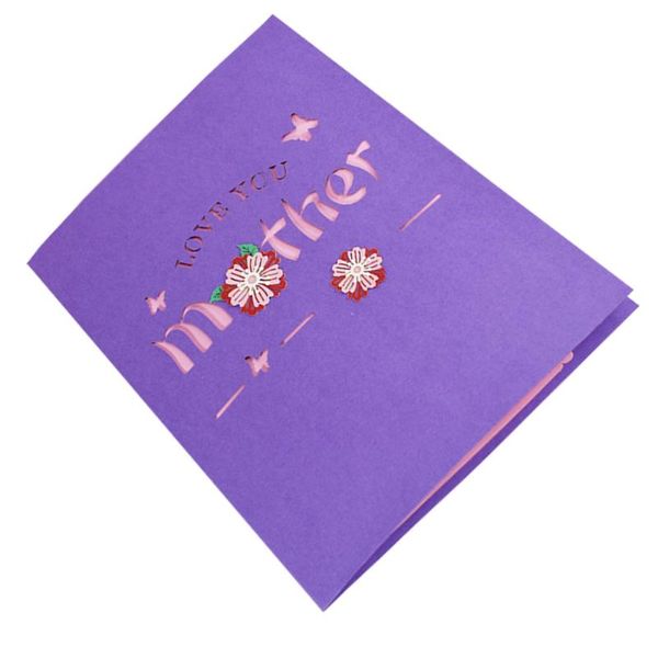 

1pc 3d greeting cards mothers day styled gift useful
