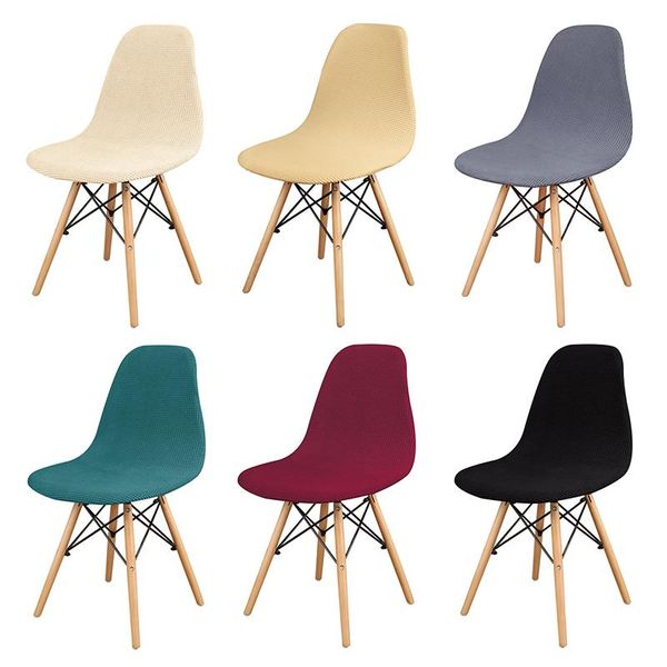 

chair covers 1/2/4/6 pcs velvet and polar fleece fabric stretch scandinavian cover 2021 style washable seat for home el