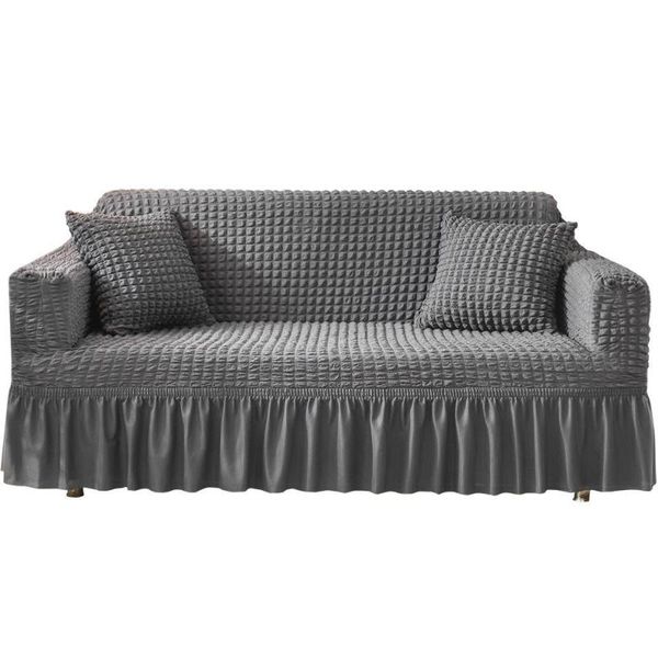 

chair covers 48slipcover popcorn plaid sofa cover tight wrap all-inclusive elastic couch with skirt armchair/loveseat furniture