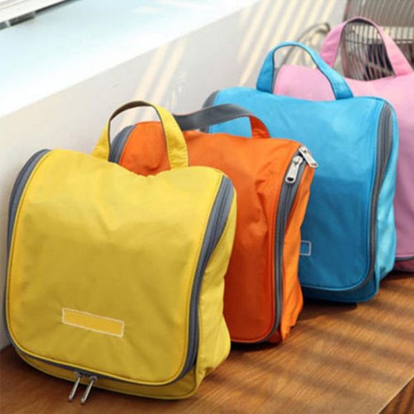 

fashionable large travel cosmetics pouch bag for pruse wash storage organizer hanging bags cosmetic & cases