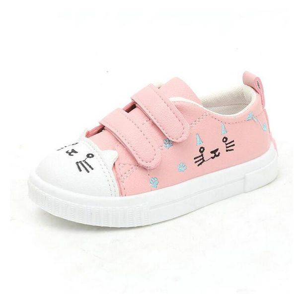 

spring kids sneakers toddler boys girls children casual shoes breathable fashion little sports school trainers designer athletic & outdoor, Black