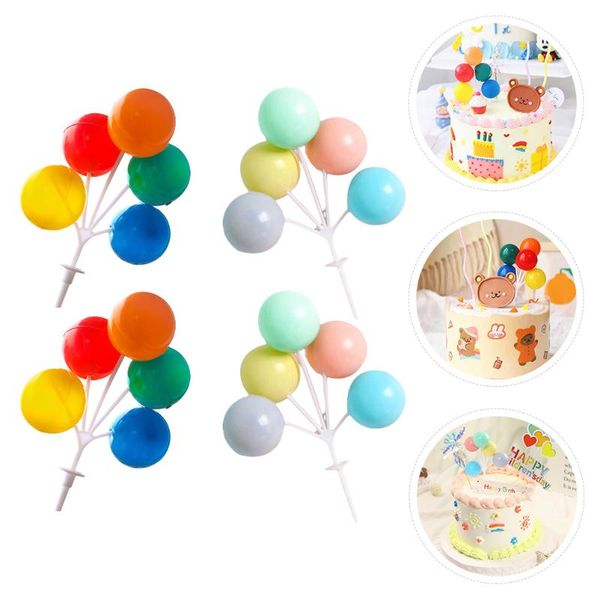 

other festive & party supplies 4pcs balloon dessert er decorative cupcake creative cake pick