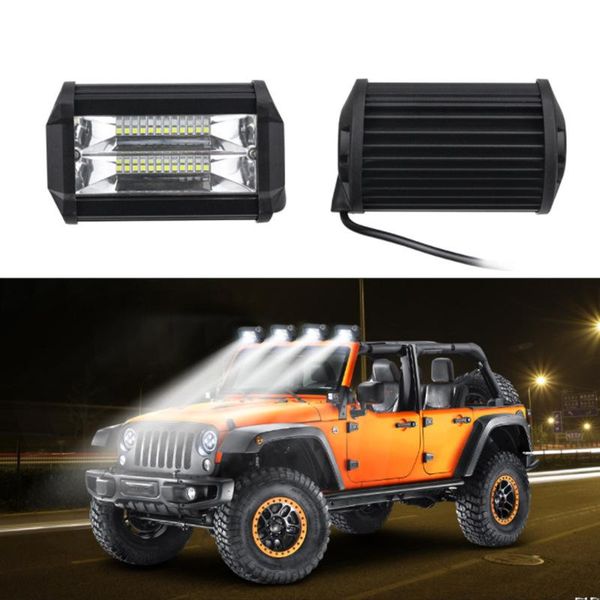 

working light automobile led work 5 inch 24 lamp 72w three item double row strip