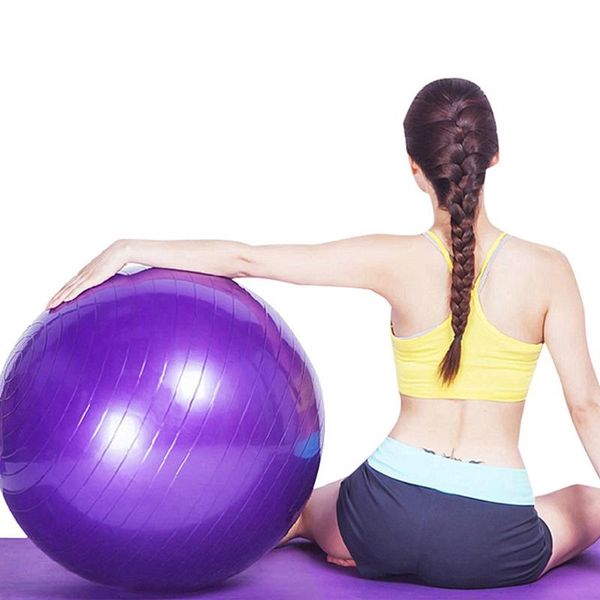 

yoga balls 85cm 1000g professional anti burst stability thicken balancing devcie exercise tool for fitness gym workouts with pump