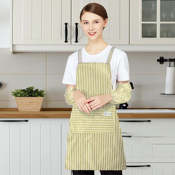 

aprons 1pc the family lovely print linens apron parent home kitchen women linen fabric sleeveless pinafore
