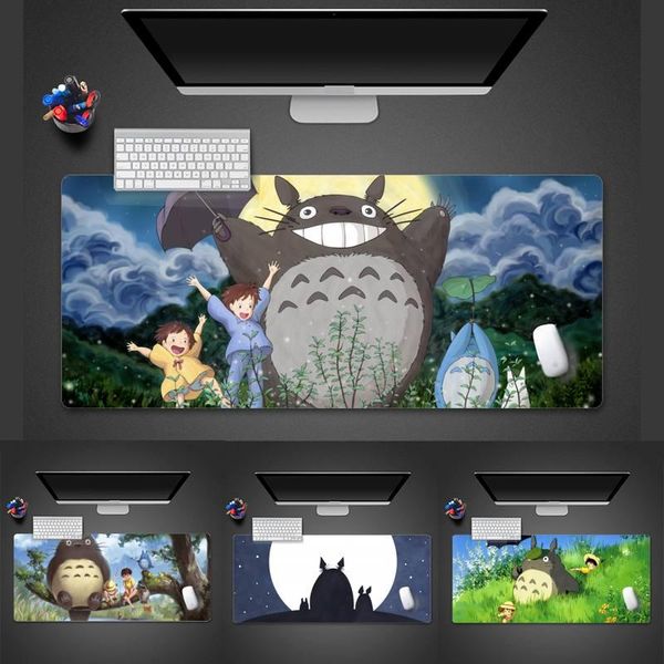

mouse pads & wrist rests my neighbor totoro comfort mat gaming desk table protect game office work pad x xl non-slip lapcushion