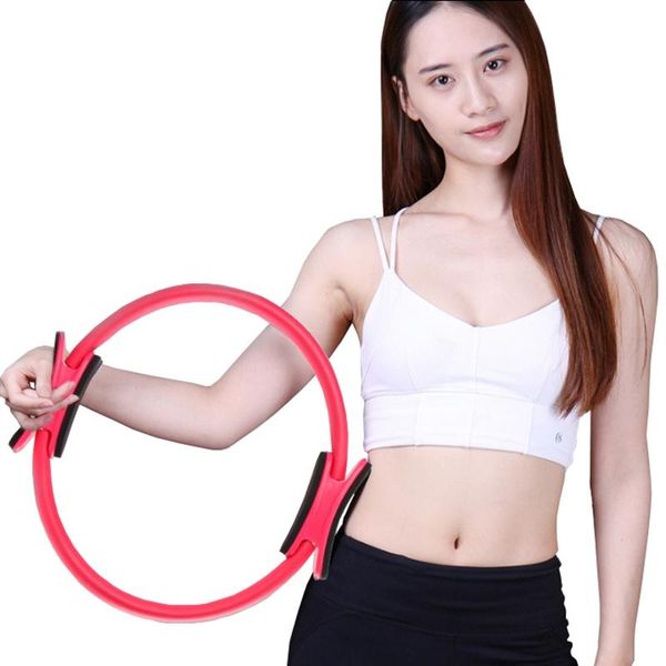 

pilates ring ic circle body sport exercise fitness strength yoga tool-pink resistance bands