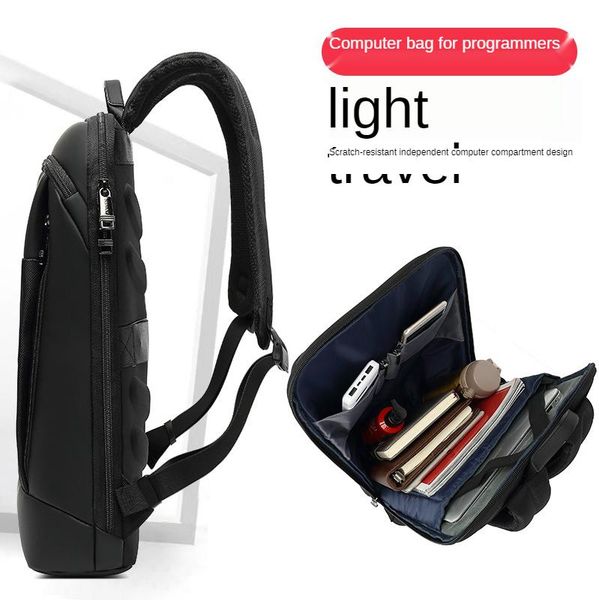 

computer shoulder bag men's simple leisure students thin trend business backpack
