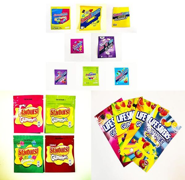 

arrival weetarts ropes bites mylar candy bags real sours 500mg 8 flavors mix packing bag with zipper starburst lifesavers gummies