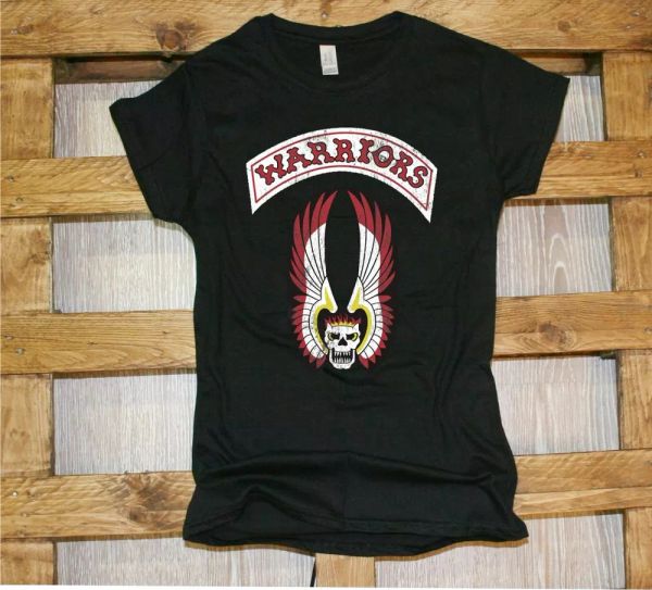 

woman shirt j341 the warriors gang new york t-shirt ultras, White;black