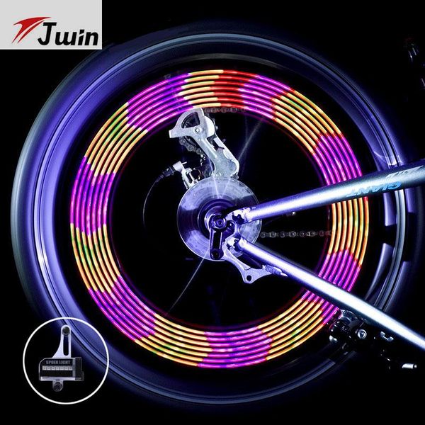 

spoke light bicycle accessory low consumption super bright led usb bike cycling rim lights wheel