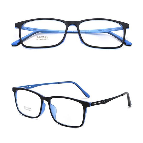 

fashion sunglasses frames oeyeyeo plastic titanium spectacle men's simple sports eyeglasses women's lightweight and flexible myopi, Black