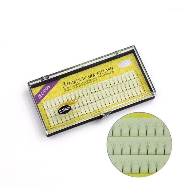 

volume fans lashes 0.12mm c curl eyelashes extension crisscross soft premade eye makeup1