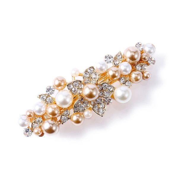 

factory wholesale pearl series hairpin small grip spring fashion flower edge clip headdress batch hea/rtsch/rome