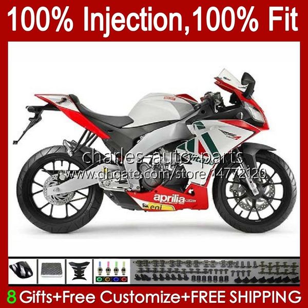 Injeção Para Aprilia RSV1000RR RSV1000R 2010 2011 2012 2013 2015 77HM.28 Preto vermelho RSV 1000 RSV4 RSV1000 10 11 12 13 14 15 Kit de carenagem