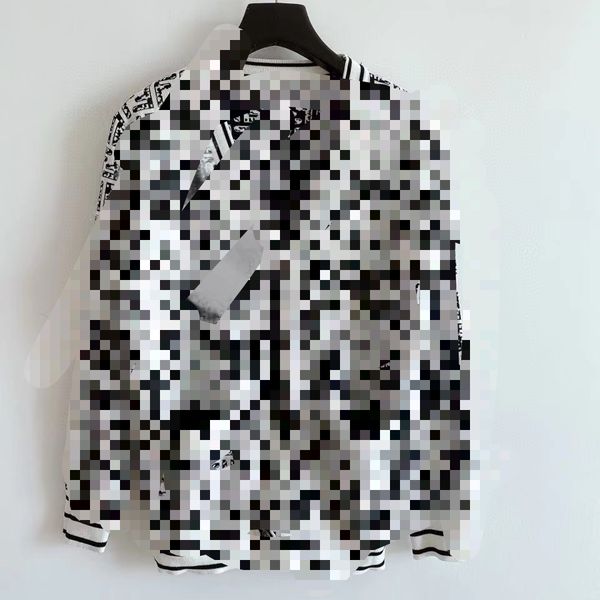 

1105 2021 Spring Summer V Neck Regular Long Sleeve Panelled Sweater Fashion Button Sweater Luxury SC, White;black