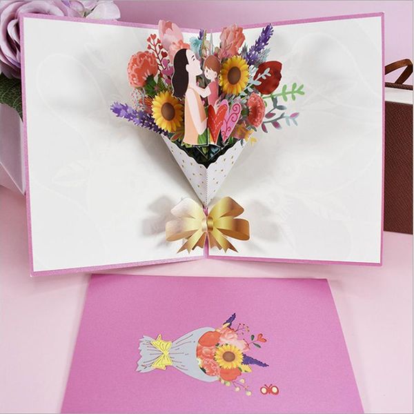 

mothers day up cards flowers card anniversary birthday gifts thank you greeting for all occasions wife her girl