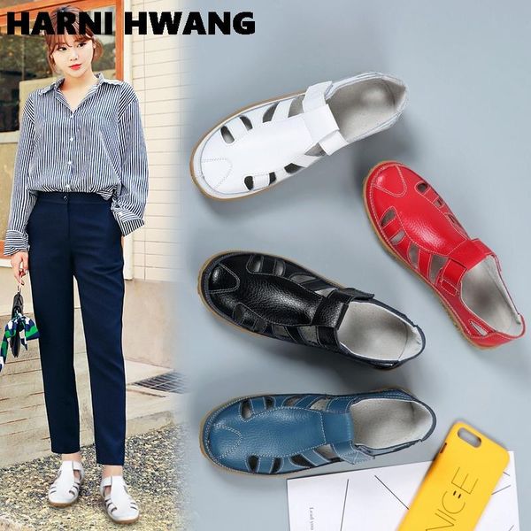 

slippers 2021 summer youth casual fashion style beach shoes leather women's sandals rubber thick flat-bottomed, Black